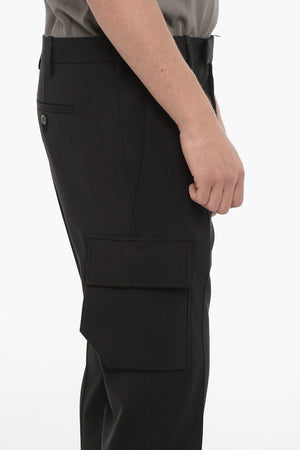 Skinny Fit Cargo Pants with Regular Waist