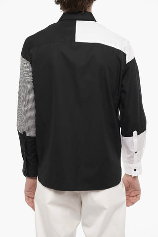 Patchwork-Hemd aus Baumwolle