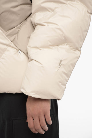 Color Block Padded Maxi Jacket