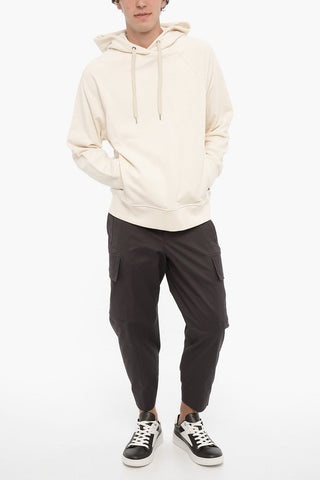 Soli Color Easy Fit Hoodie With Patch Pocket