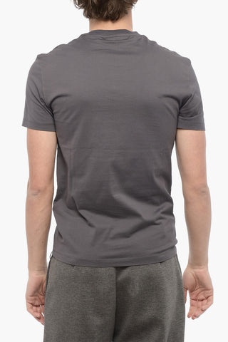 T-Shirt Girocollo PURPLE BOLT in Cotone