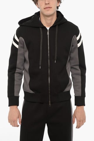 Neoprene Slim Fit Sweatshirt MODERNIST with Zip Closure