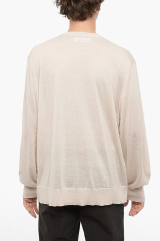 Wool Slim Fit Crew-neck Sweater