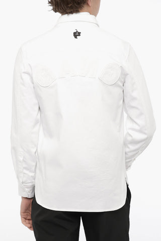 Solid-Color Overshirt GANG WORKWEAR with Double Chest Pocket