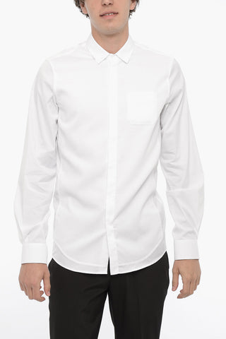 Fitted Slim Fit Shirt with Breast Pocket