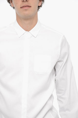 Fitted Slim Fit Shirt with Breast Pocket