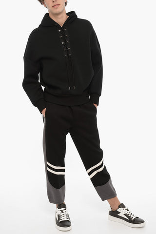 Baggy Fit LACE-UP Hoodie