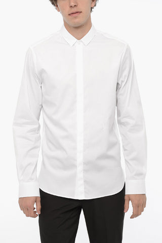 Slim-Fit Shirt CUT OUT BOLT with Hidden Button Placket