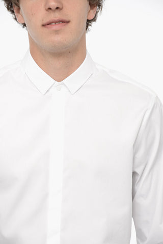 Slim-Fit Shirt CUT OUT BOLT with Hidden Button Placket