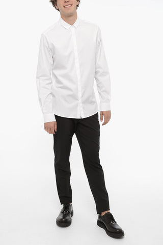 Slim-Fit Shirt CUT OUT BOLT with Hidden Button Placket