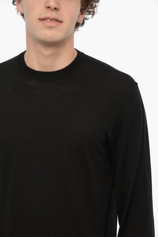 Lightweight Wool Slim Fit Crew Neck Sweater