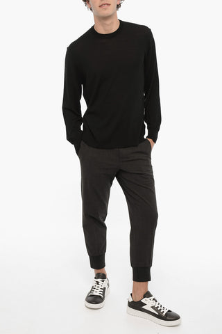Lightweight Wool Slim Fit Crew Neck Sweater