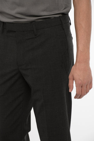 Cargo Skinny Fit-Hose aus Schurwollmischung