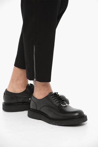 Pantaloni TOM in Cotone Stretch con Zip alla Caviglia
