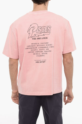 Printed PISCES THE DREAMER Crew-Neck T-shirt