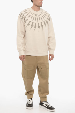Pantaloni Cargo Loose Fit in Neoprene