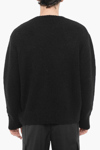 Crew Neck Wool and Cashmere Sweater