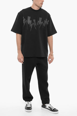 T-Shirt Girocollo Stampata