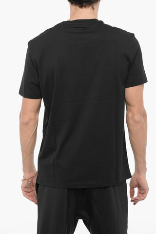 T-shirt Girocollo Slim Fit con Ricamo Cuore