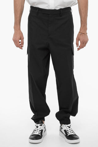 Pantaloni Cargo Loose Fit con Passanti