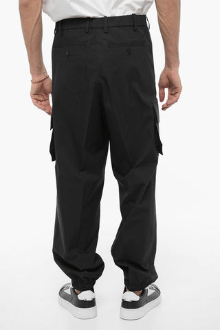 Pantaloni Cargo Loose Fit con Passanti