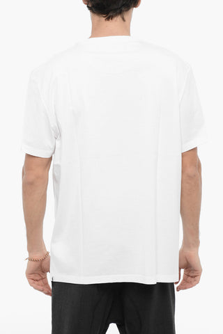 T-shirt Girocollo Slim Fit con Ricamo Cuore
