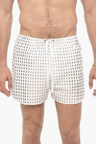 Slim Fit MICRO BOLTS Swim Shorts