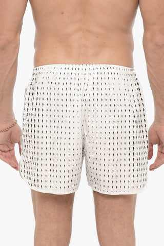 Slim Fit MICRO BOLTS Swim Shorts