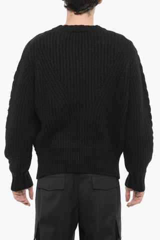 Maglia Girocollo Bomber Fit in Tinta Unita