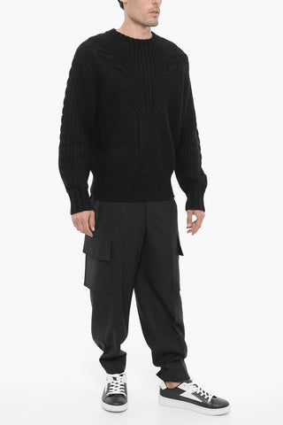 Maglia Girocollo Bomber Fit in Tinta Unita