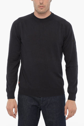 COTTON LINEN GD CREW NECK  melton blue