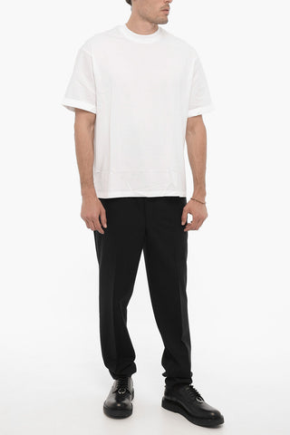 Solid Color Crew-neck T-Shirt