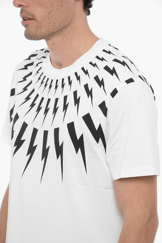 T-Shirt Girocollo FAIRISLE THUNDERBOLT Slim Fit