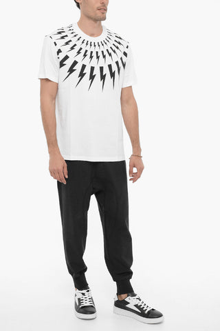 T-Shirt Girocollo FAIRISLE THUNDERBOLT Slim Fit