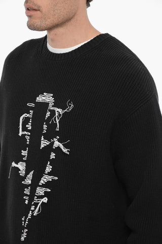 Cotton-Blend Crewneck STITCHED BOLT
