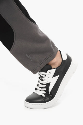 Neoprene Skinny Fit Joggers with Contrasting Details