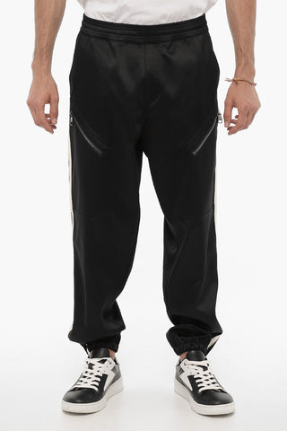 Loose Fit Satin Casual Pants