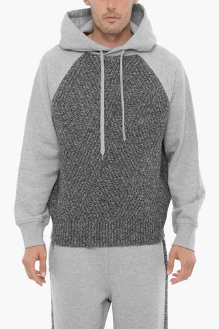 Felpa Hoodie in Doppio Tessuto