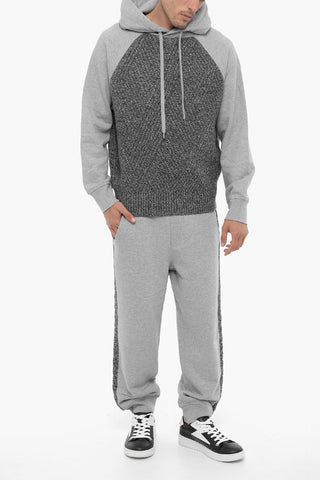 Felpa Hoodie in Doppio Tessuto