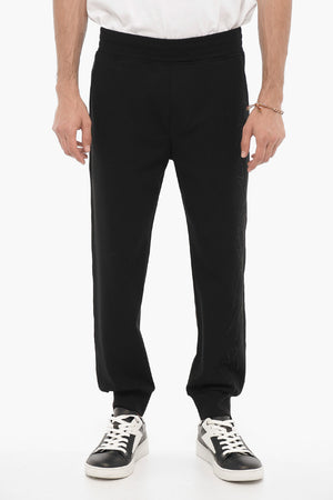Slim Fit Joggers JUMBLED BOLTS with Embroidery