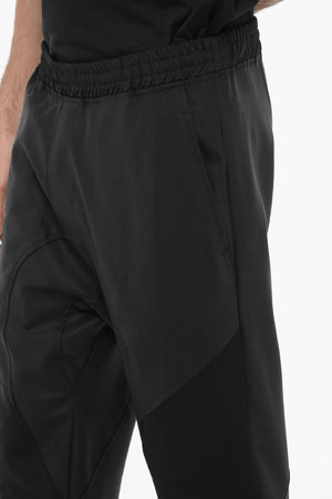 Casual Slouch Fit Hose aus Schurwollmischung