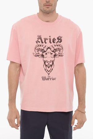 Rundhals-T-Shirt ARIES THE WARRIOR bedruckt