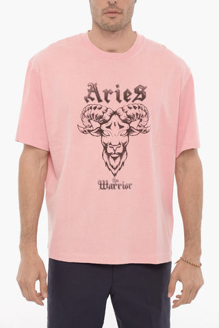 Rundhals-T-Shirt ARIES THE WARRIOR bedruckt