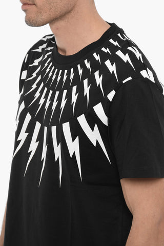 Slim Fit Crew-Neck T-shirt with Contrast Print