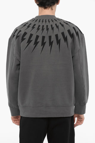 Easy Fit FAIRISLE THUNDERBOLT Crew-neck Sweatshirt