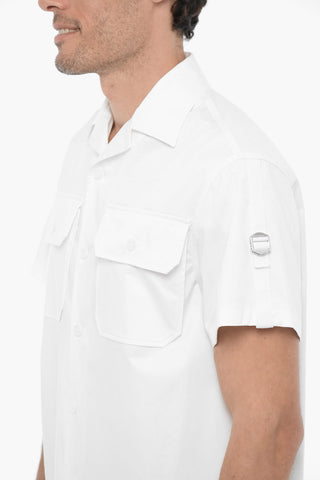 Short Sleeved Shirt with Double Breast Pocket