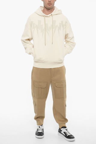 Easy Fit JUMBLED Hoodie with Print
