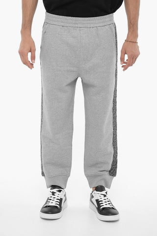 Loose Fit Joggers with Wool Side Bands