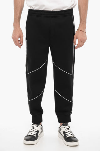 Piping Skinny Fit Low-Rise Joggers