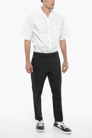 Pantaloni Slim Fit a Tinta Unita